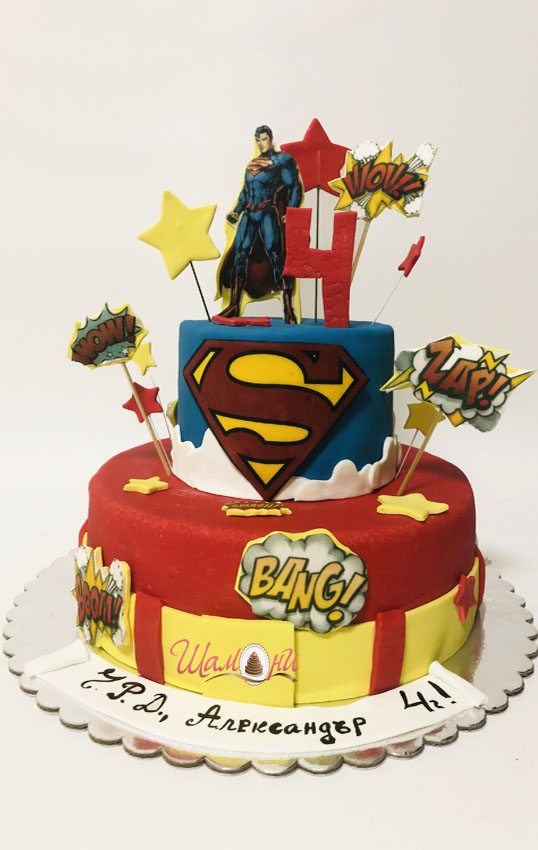 Детска торта супермен