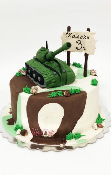 боен танк торта