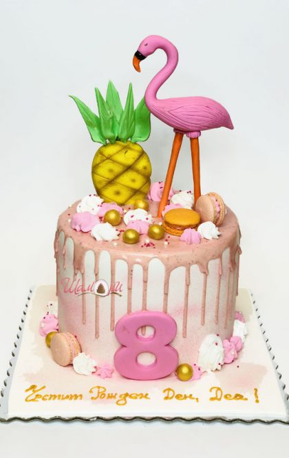 flamingo-cake